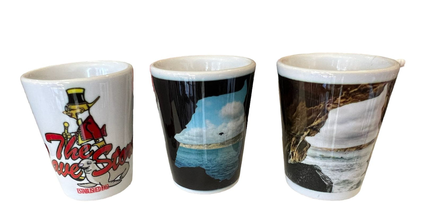 The Cave Store shot glass
