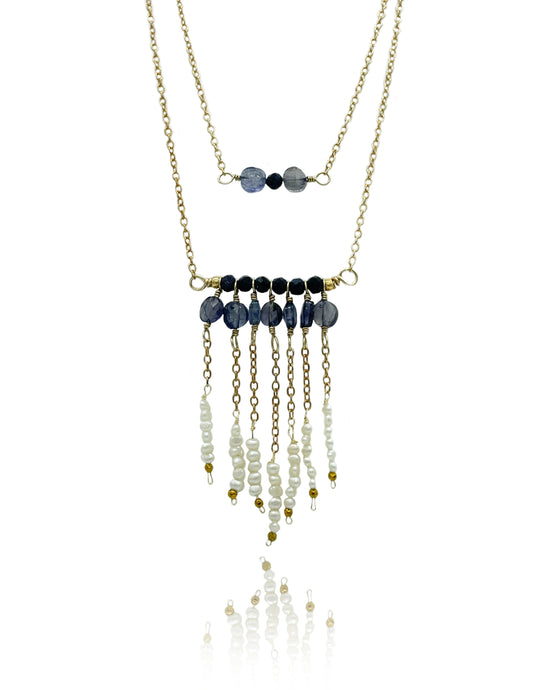 Blue Appetite and Lapis Necklace