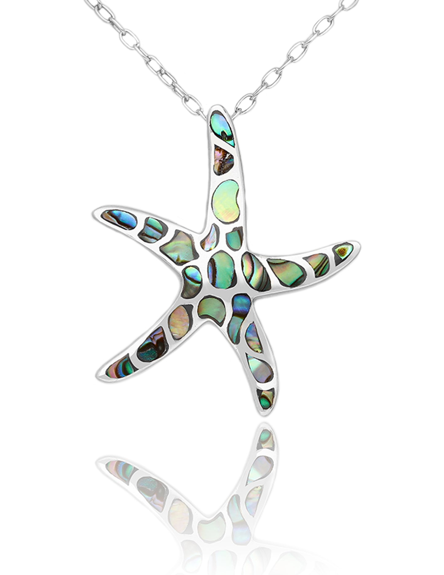 Abalone Starfish Pendant