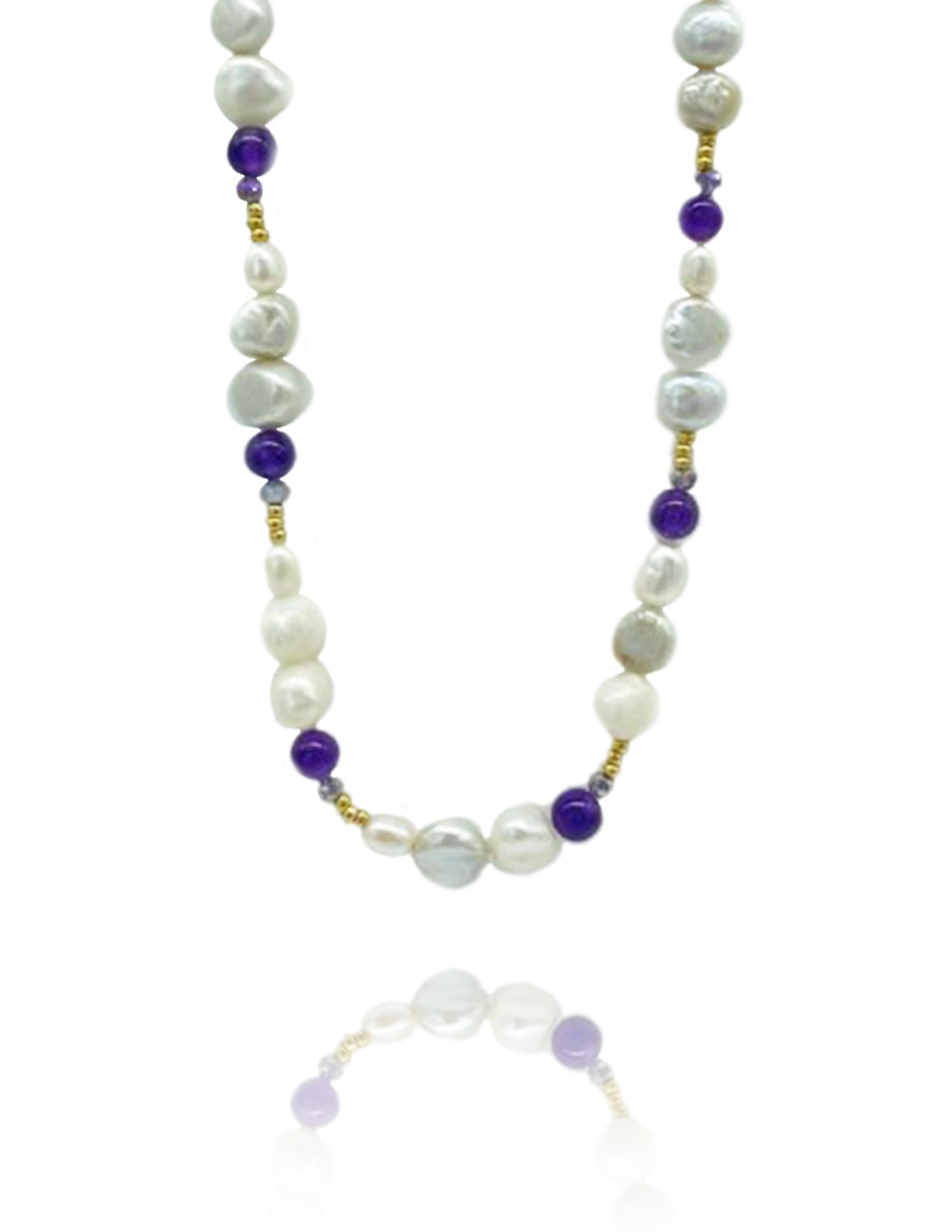 Pearl and Amethyst Necklace