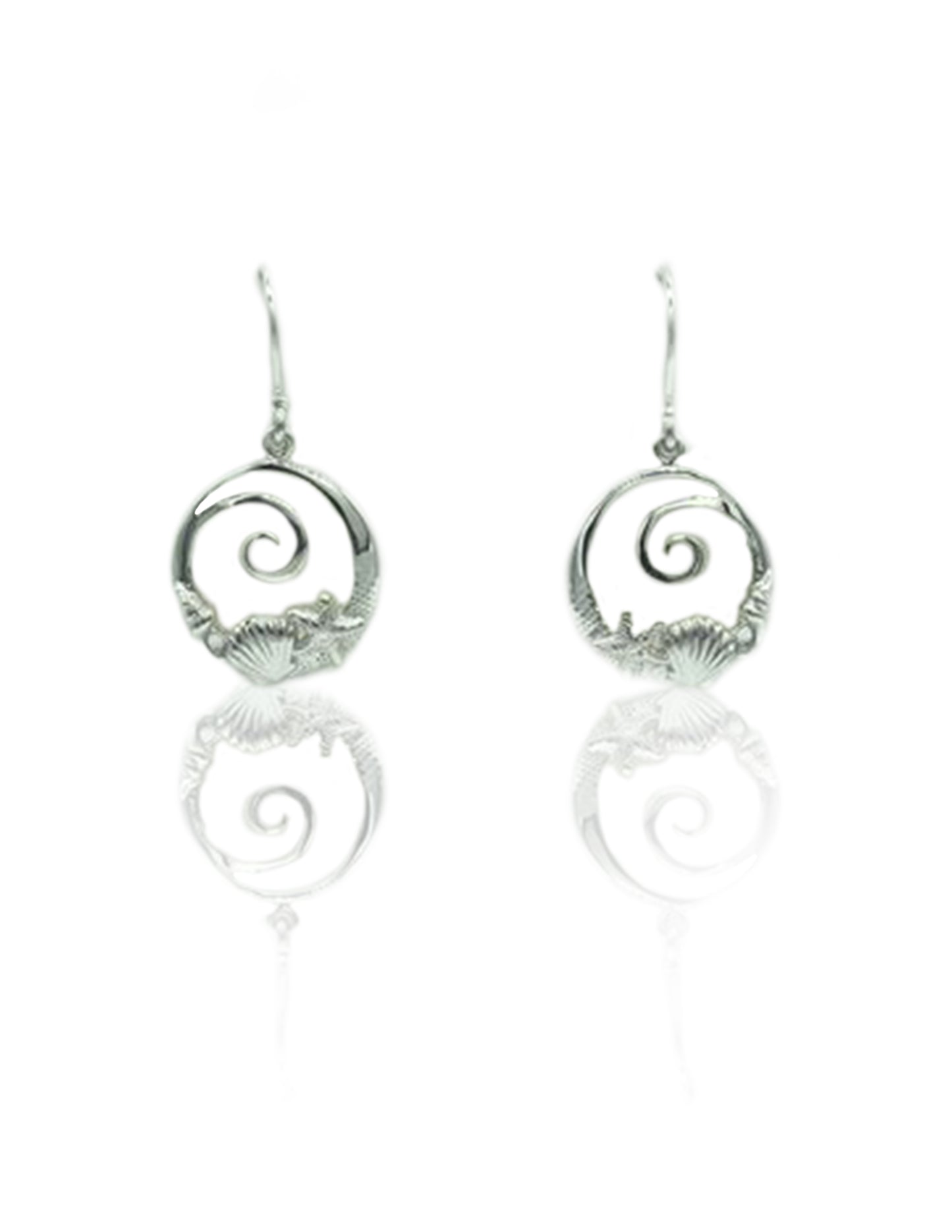 Sterling Shell Earings