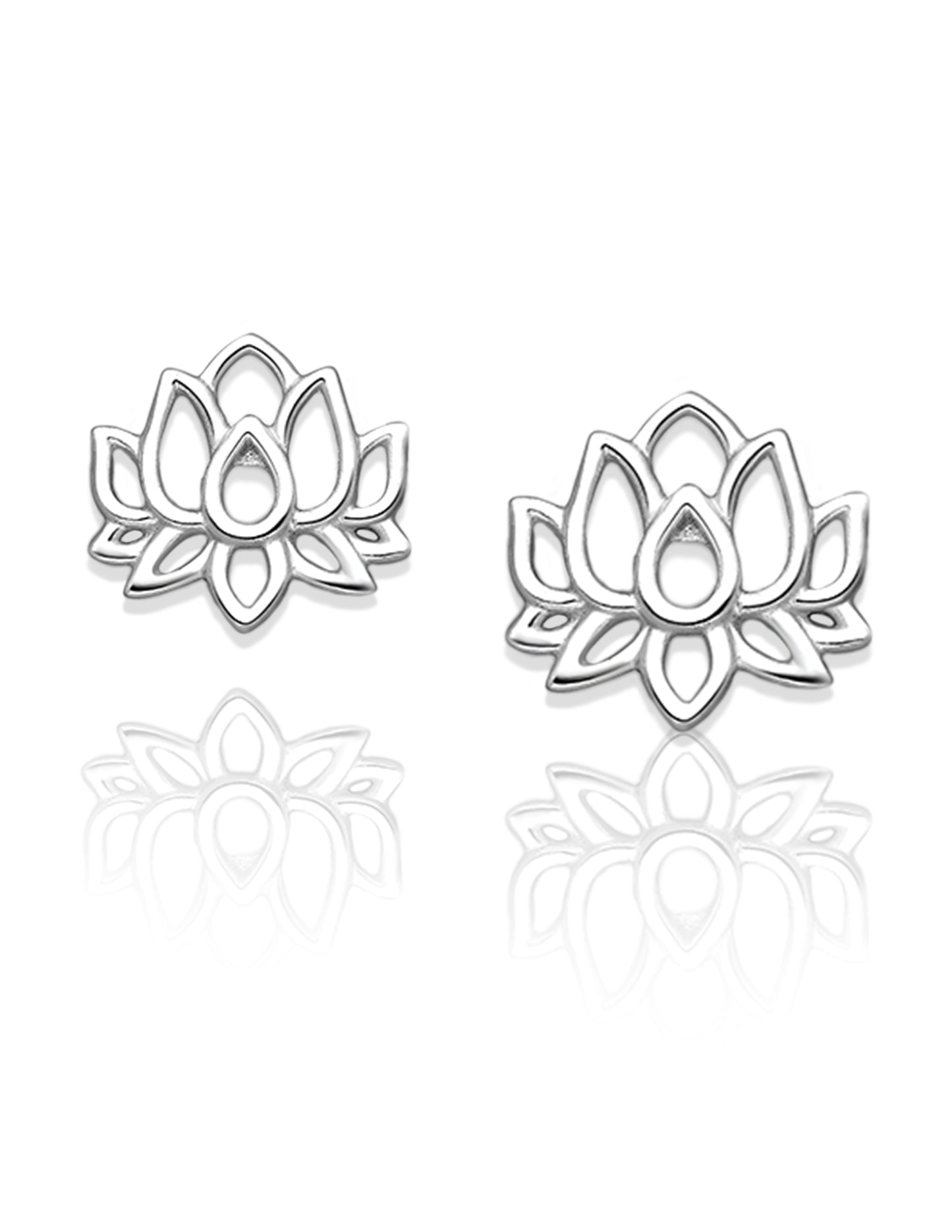 Lotus Post Earrings