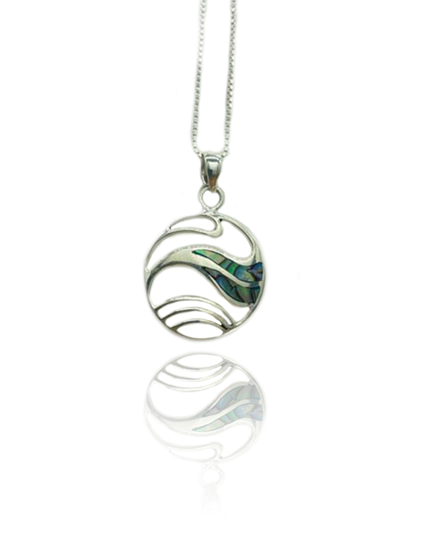 Abalone Wave Pendant