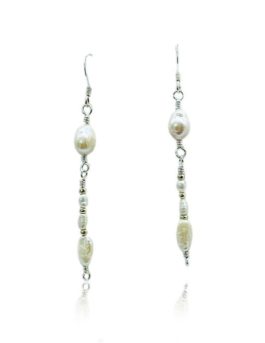 Pearl earrings