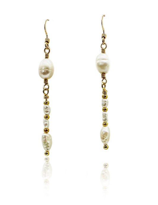 Pearl earrings