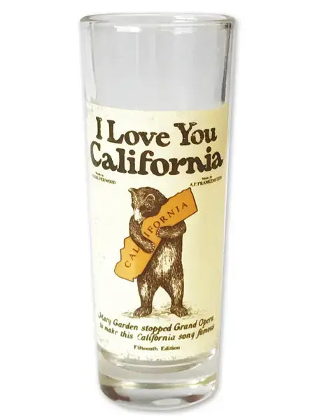S.F. California Bear Shooter Glass