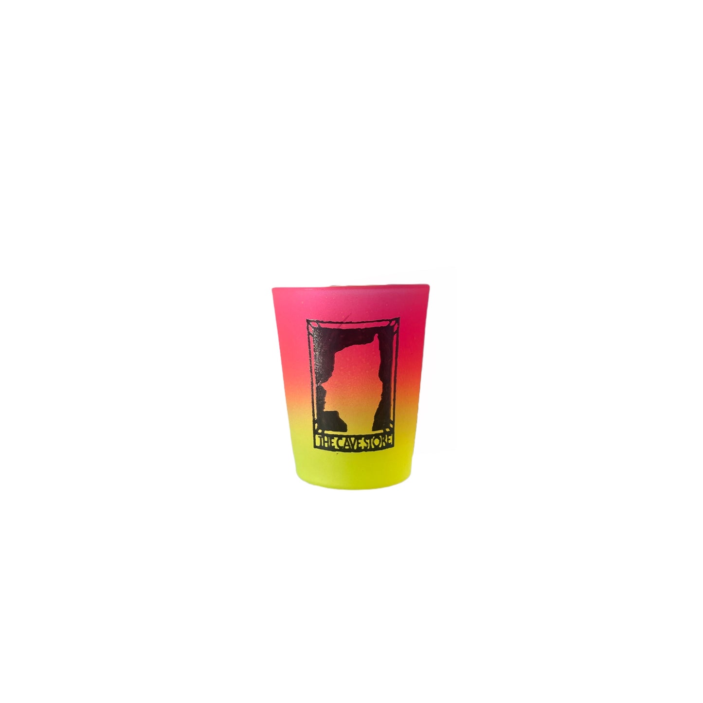 The Cave Store shot glass