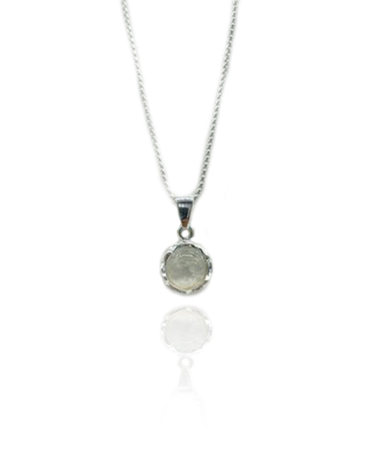 Silver Moonstone Necklace