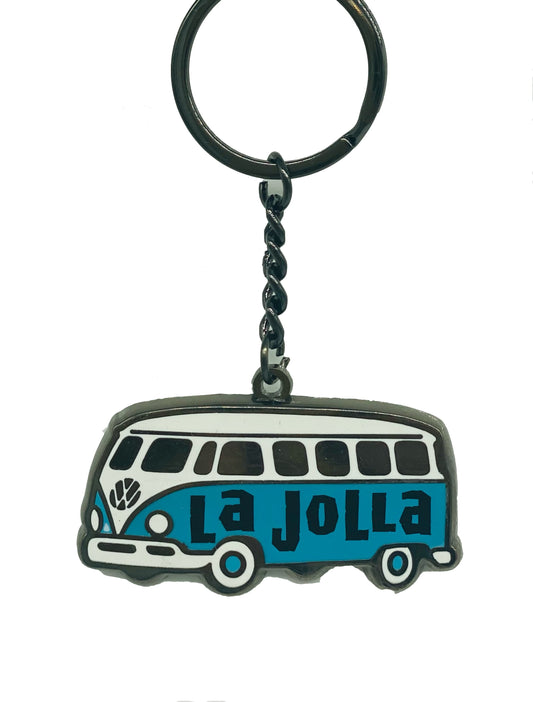 La Jolla VW Bus Keychain