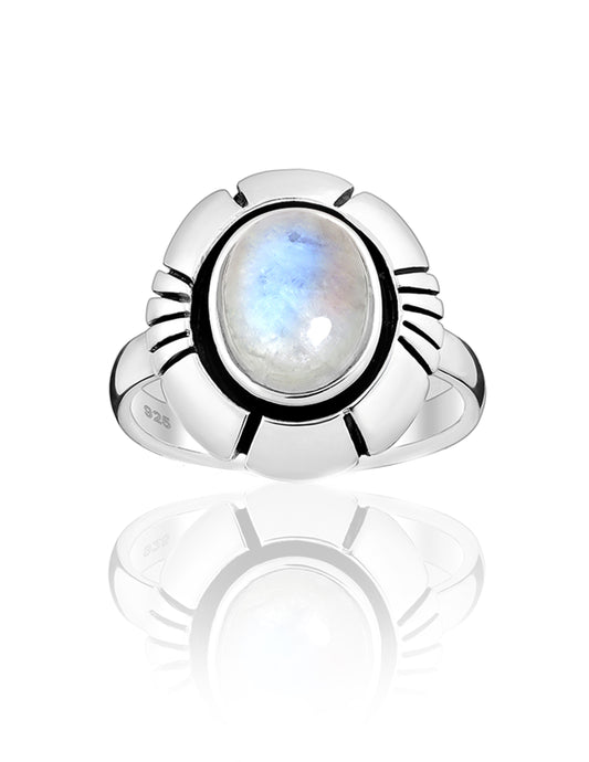 Moonstone Cabachon Ring
