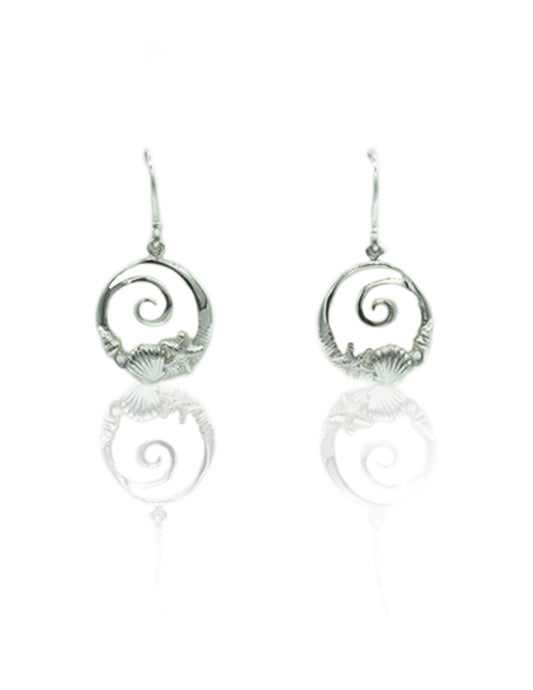 Sterling Shell Earings