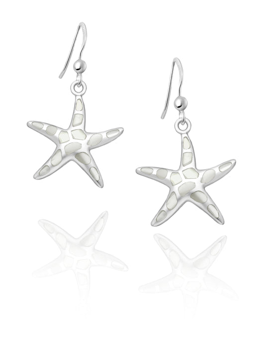 Mother of Pearl Starfish Earings
