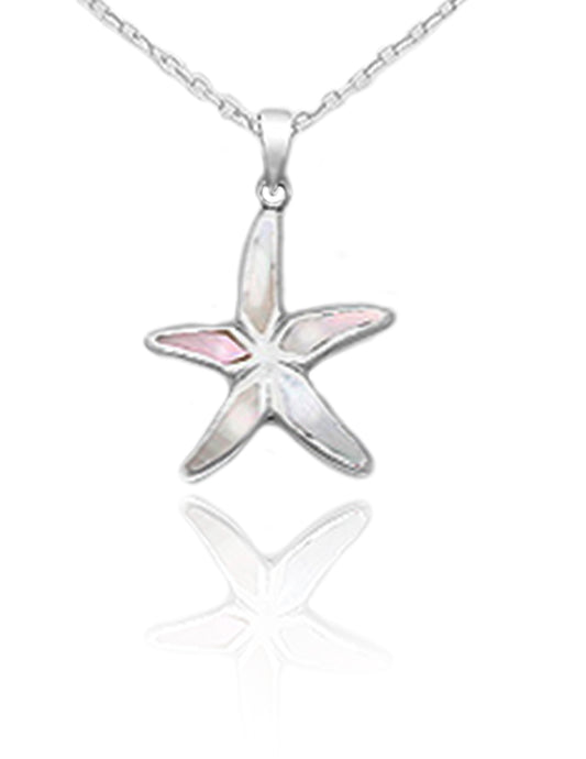 Mother of Pearl Starfish Pendant